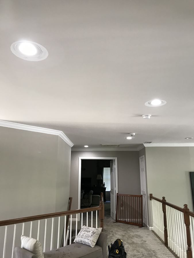 Recessed LED Lighting Installation in Manassas, VA