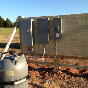 Swimming Pool Power project in Nokesville VA